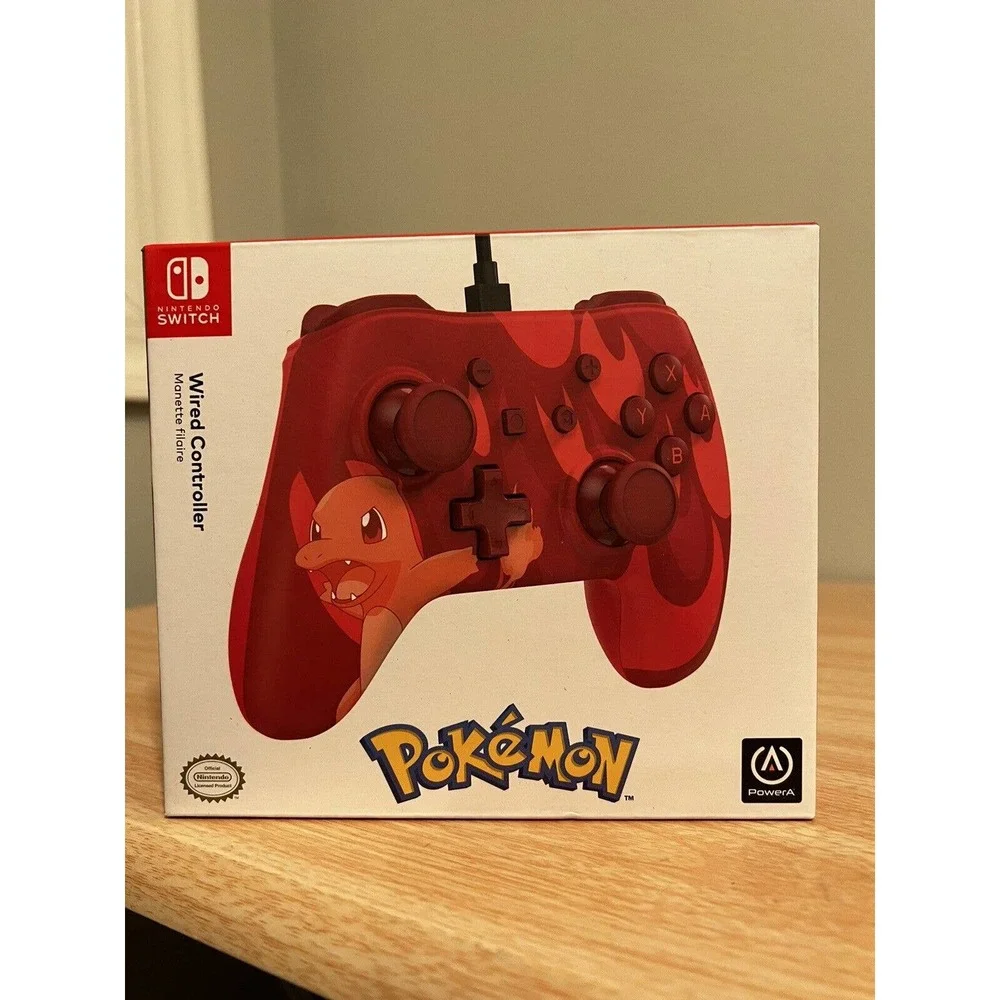 PowerA Wired Controller for Nintendo Switch - Pokémon: Charmander Blaze, Red